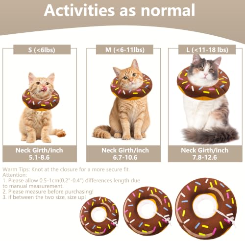 Cat Cone Collar Soft (Brown / Medium)