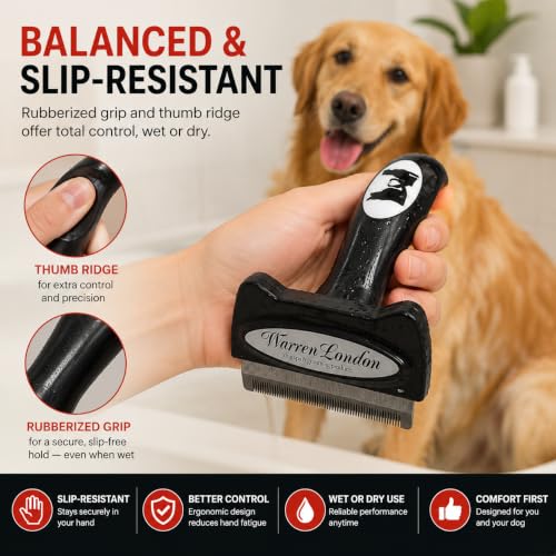 Deshedding Brush for Medium Short Hair Dogs (Short Hair | Medium)
