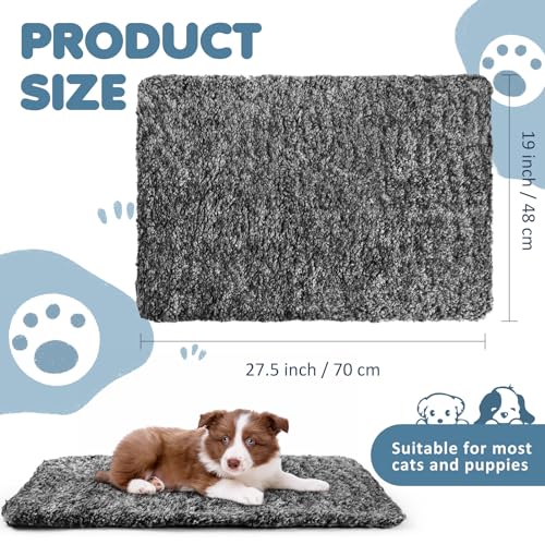 6 Pack Self Warming Pet Pad 19 x 28 Inch Grey (19 x 28 Inch / Grey)