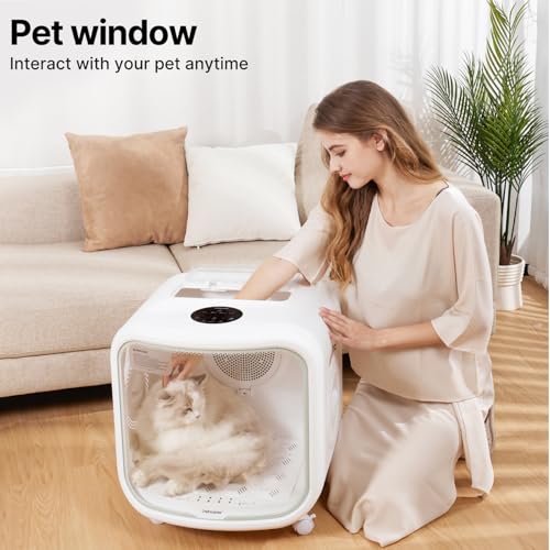 75L Large Automatic Pet Dryer Box for Cats & Small Dogs