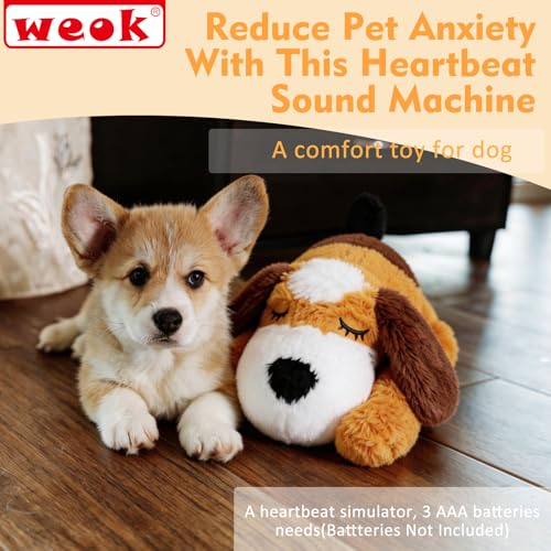 Heartbeat Puppy for Dogs (medium brown and white)