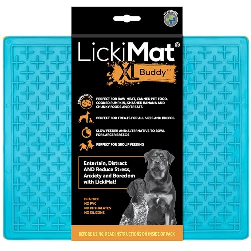 X Large Breed Buddy Dog Lick Mat (Turquoise)