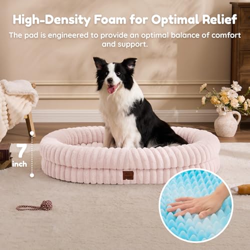 Orthopedic Dog Bed (Pink / XL(41*30*7))