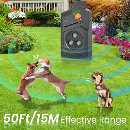 Automatic Anti Barking Device for Dogs (Black)