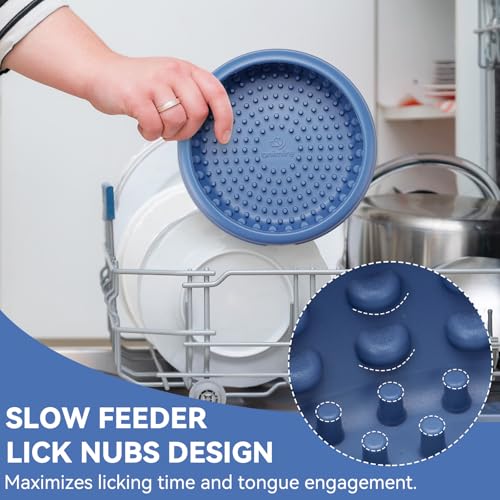 Dog Lick Bowl (S / Dark blue)