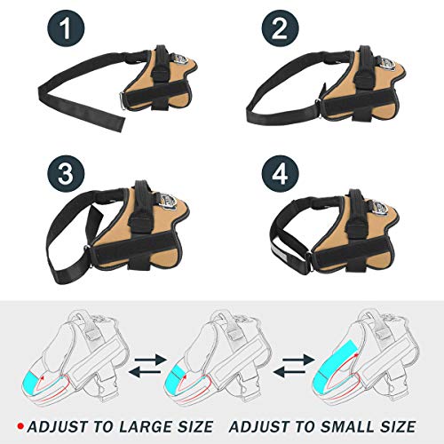 Dog Harness No (Small (Pack of 1) / Army yellow)