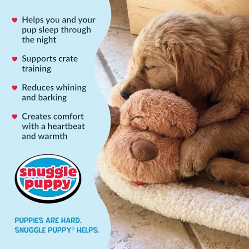 Snuggle Puppy Heartbeat Toy (Biscuit / 1 Count (Pack of 1))