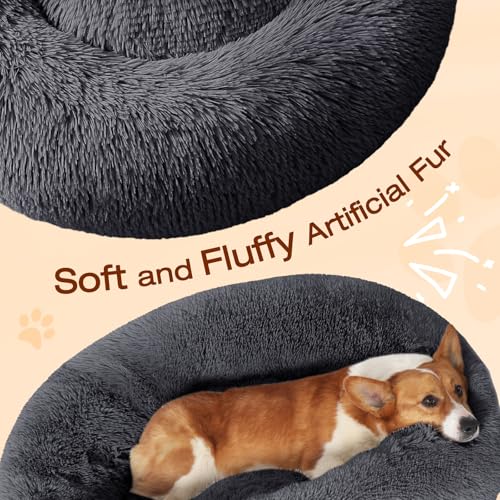 Dog & Cat Bed (20" / Dark Grey)