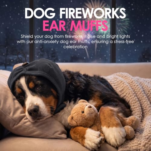 Dog Ear Muffs Noise Protection (Grey / Small)