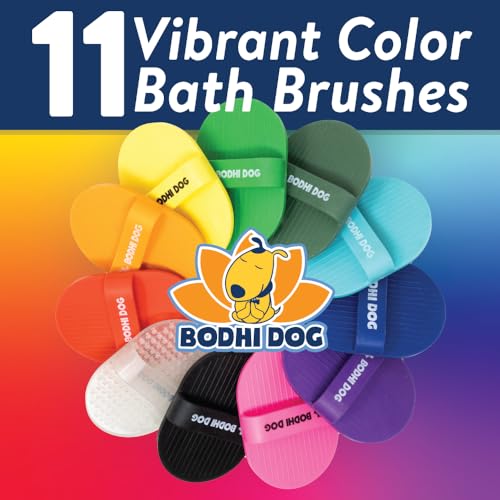 Shampoo Brush (1 Pack / Clear Silver Glitter)