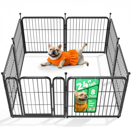 Rollick Dog Playpen (Black / 24"H)