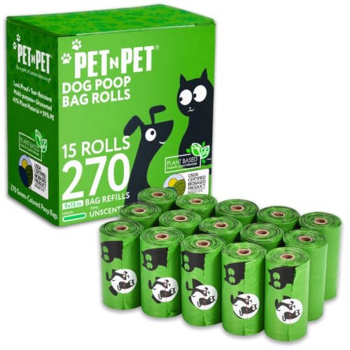 Dog Poop Bags Rolls (1 Count (Pack of 270))