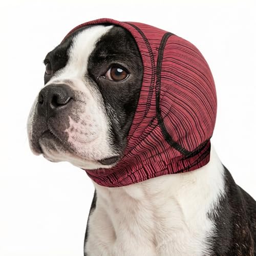 Dog Ear Muffs (Red / Medium(Head Circle:14"-17"))
