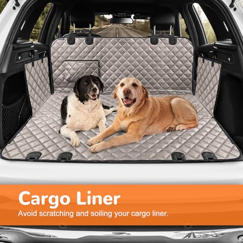 XL Dog Seat Cover for Full (Khaki / XL - 60" Length)