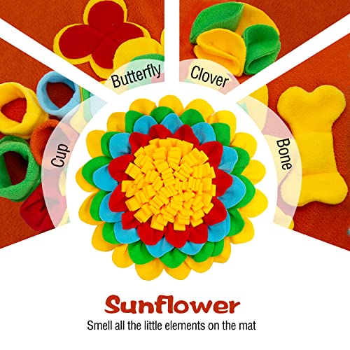 Snuffle Mat for Dogs Pet Treats Feeding Mat for Small (Blue)