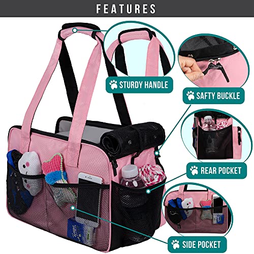 Small Dog Purse Carrier (Pink)