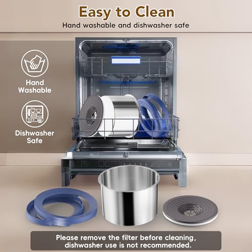 10L Dog Water Bowl No Spill Stainless Steel for Slow Drinking Blue (10L / Blue)