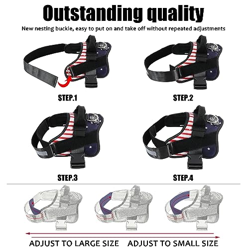 Dog Harness No (Small (Pack of 1) / FLAG)