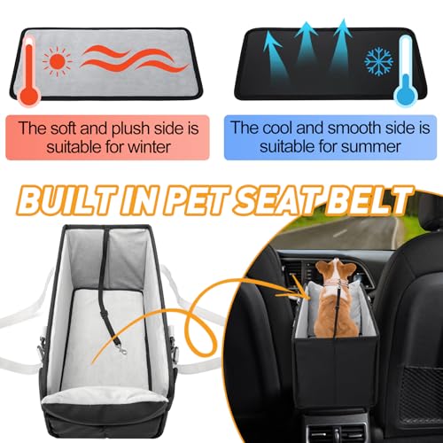 Portable Dog Car Seat for Small Dogs