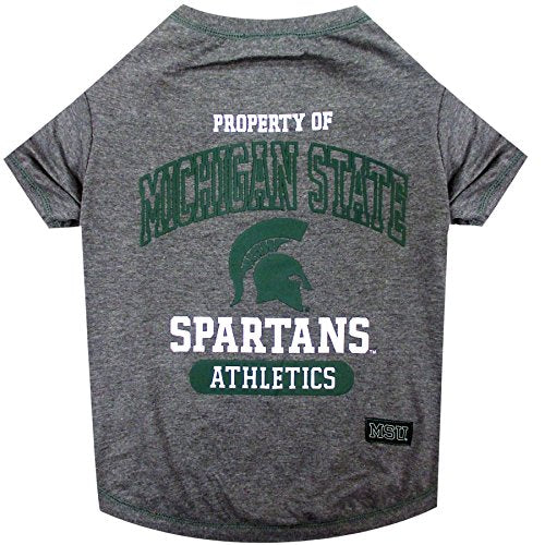 Collegiate MICHIGAN STATE SPARTANS Dog T (Michigan State Spartans / Large)