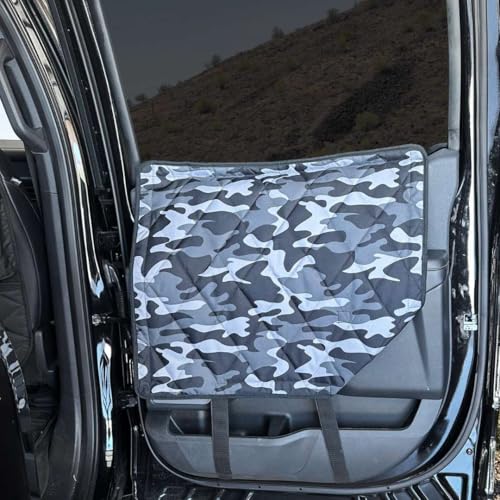 Heavy Duty Car Door Protector for Dogs (Camo / Large)
