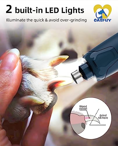 Dog Nail Grinder Quiet (Blue)