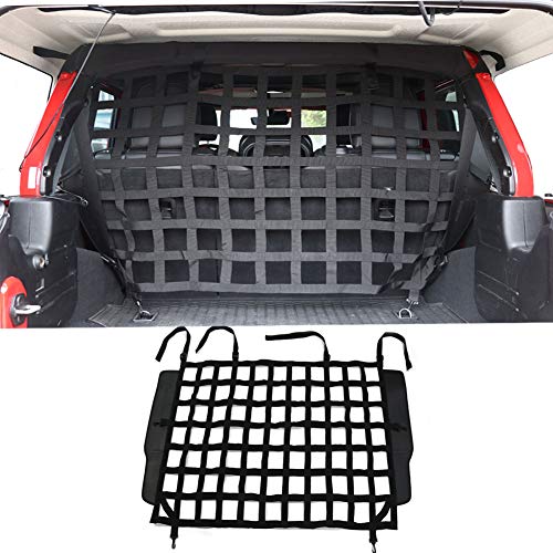 Pet Net Vehicle Safety Mesh Dog Barrier for Jeep Wrangler 4