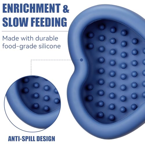 Lick Mat for Dogs (L / A-Dark blue)