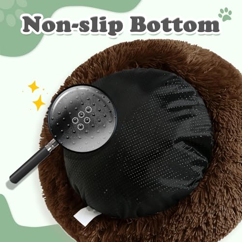 Dog & Cat Bed (23" / Coffee)