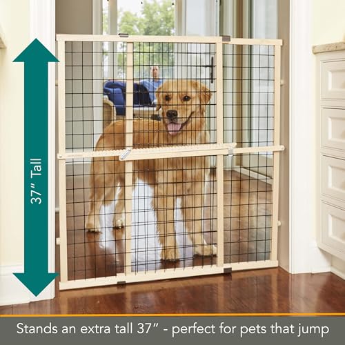 Wire Mesh Dog Gate (29.5"-48" Wide, 37" Tall)