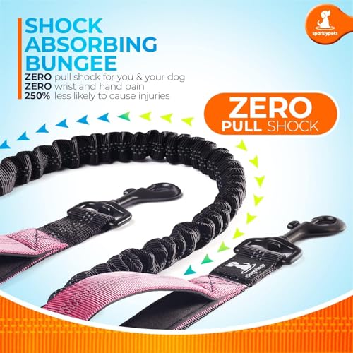 Hands Free Dog Leash (Gradient Pink / 1 dog M/L)