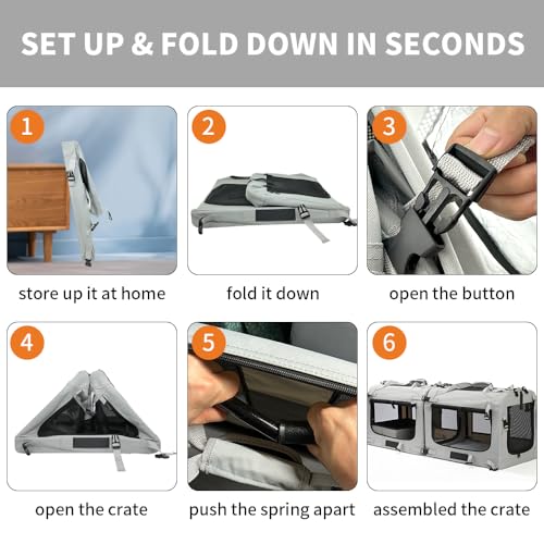 Extra Large Cat Carrier Soft Sided (Grey-2)