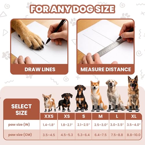 Anti Slip Dog Socks (Grey / XL)