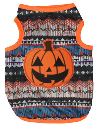 Cute Pumpkin Puppy Dog Shirt (Geometry / X-Small)
