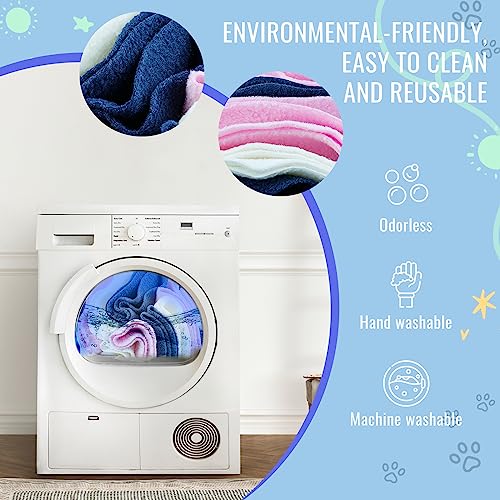 Pet Snuffle Ball (Classic pink blue white / 15cm)