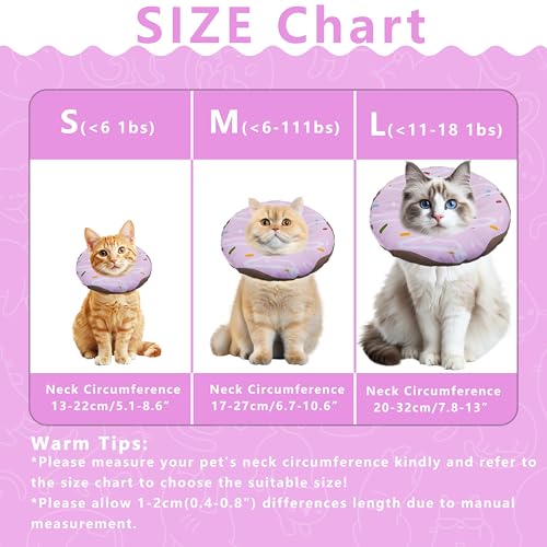Cat Cone Collar Soft (Waterproof Purple / Medium)