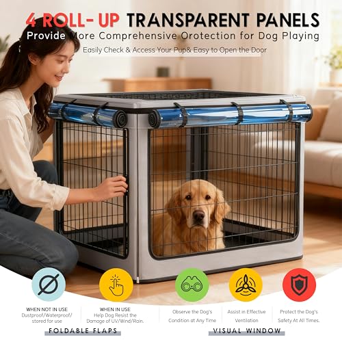 Dog Crate Cover (42.0"L x 42.0"W x 42.0"H)