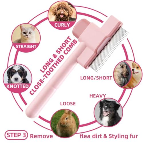 Pet Grooming Kit (A-Pink)