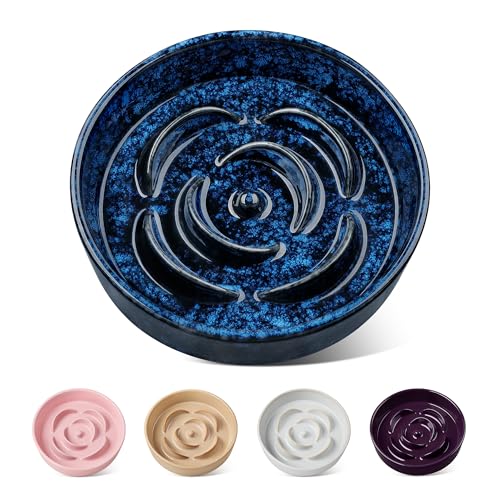 Slow Feeder Dog Bowl (S - 0.6 Cups / Blue)