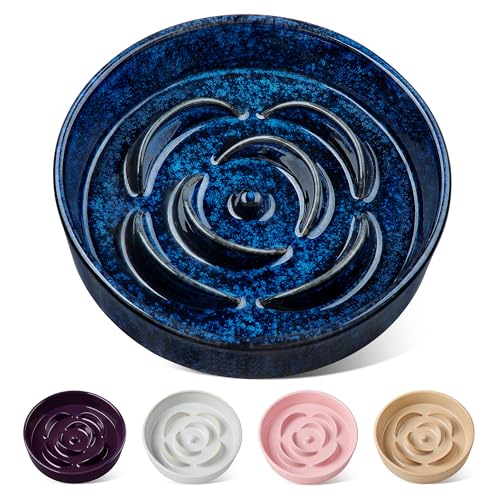 Slow Feeder Dog Bowl (M - 1.5 Cups / Blue)
