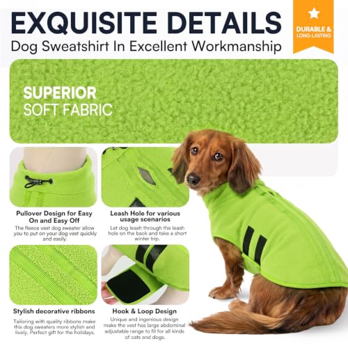 Small Dog Sweater (Green / Small)