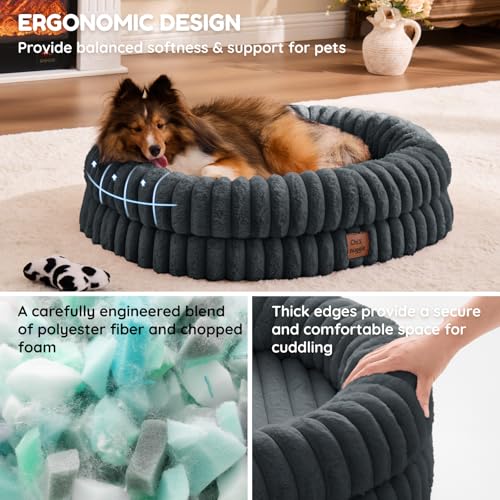 Orthopedic Dog Bed (Dark Grey / M(30*24*7))