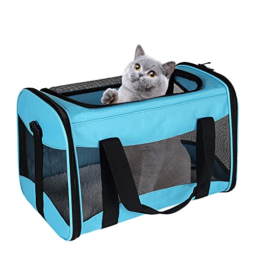 Cat Carrying Case (blue / 20.0"L x 13.0"W x 13.0"H)