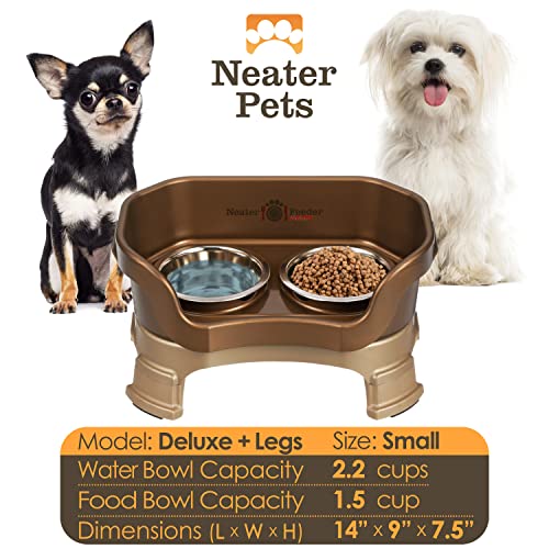 Neater Feeder Deluxe Mess (Small + Standard Bowl / Bronze)