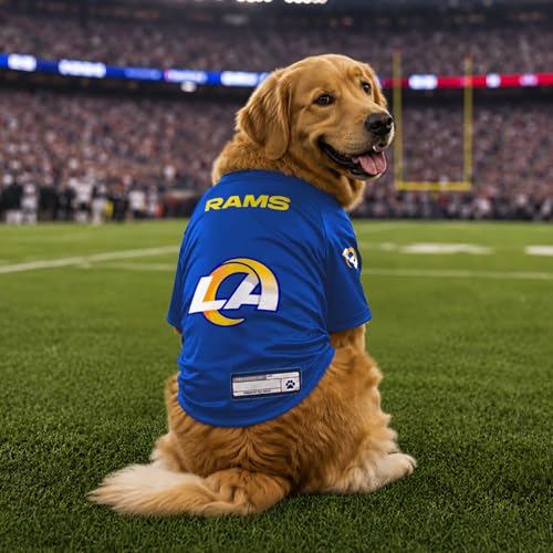 NFL Los Angeles Rams Stretch Pet Jersey (Los Angeles Rams / X-Large)