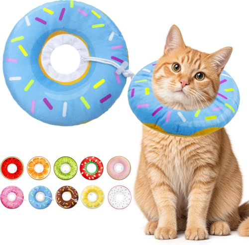Cat Cone Collar Soft (Blue / Medium)