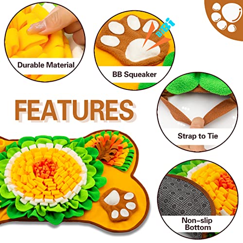 Snuffle Mat for Dogs (Orange / One Size)