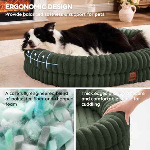 Orthopedic Dog Bed (Olive Green / XL(41*30*7))