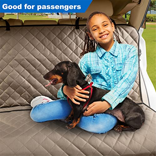 Bench Car Seat Cover Protector (49" L × 56" W / KHAKI)