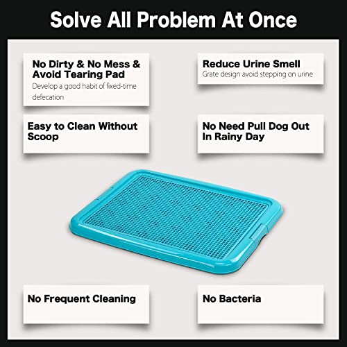 Training Pad Holder Floor Protection Dog Pad Holder Mesh Training Tray (18"X24")